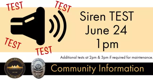 Siren Test 6/24/21 image