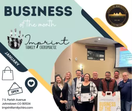 Business Of The Month honoree for January 2023, Imprint Family Chiropractic