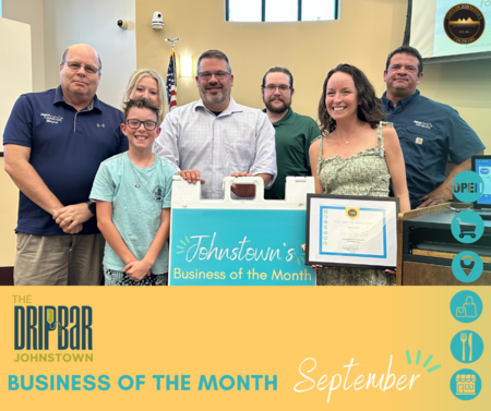 Johnstown's Business of the Month honoree for September 2023, The Drip Bar Johnstown