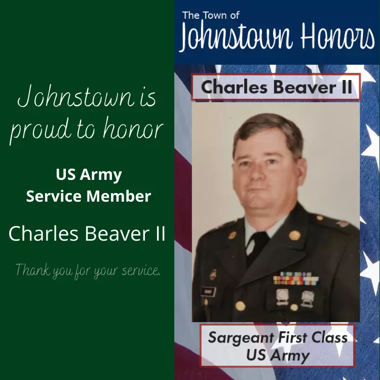 The Town of Johnstown honors Army Veteran Charles Beaver II
