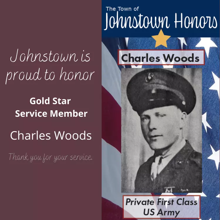 The Town of Johnstown honors Gold Star Veteran Charles Woods