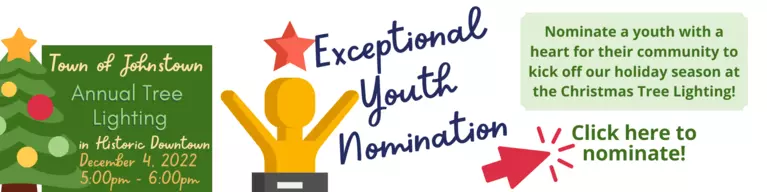 Click here to learn more about the Exceptional Youth recognition. Click here to nominate an exceptional youth. 